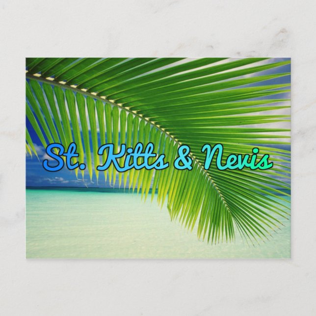 St. Kitts & Nevis Postkarte (Vorderseite)