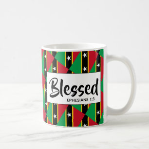 ST KITTS NEVIS Seligen Ephesians Bible Scripting Kaffeetasse