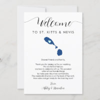 St. Kitts & Nevis Wedding Begrüßungsbrief Tour