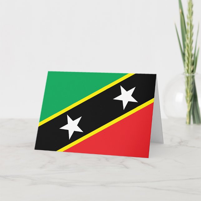 St. Kitts und Nevis Flag Karte (Von Creator hochgeladen)