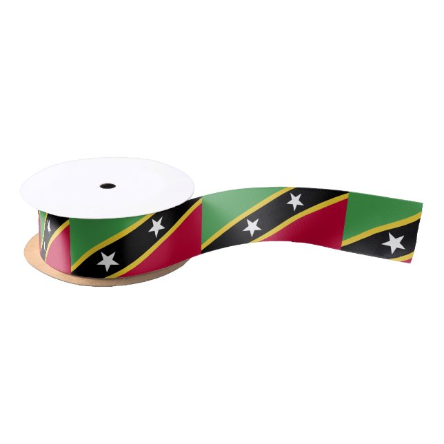 St. Kitts und Nevis Flag Satinband (Spule)