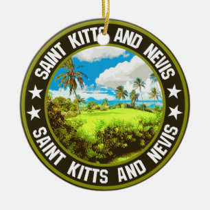 St. Kitts und Nevis Keramik Ornament