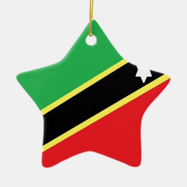 St. Kitts und Nevis Keramikornament (Vorne)