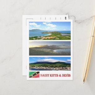 St. Kitts und Nevis - Mosaic - Postkarte