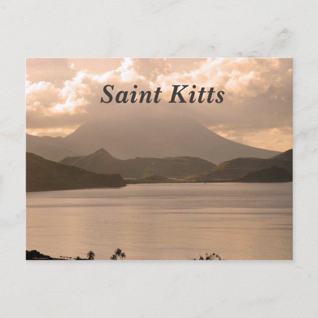 St. Kitts und Nevis Postkarte (Vorderseite)
