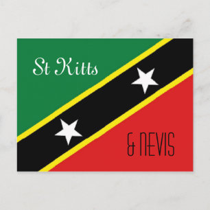 St Kitts und Nevis Postkarte