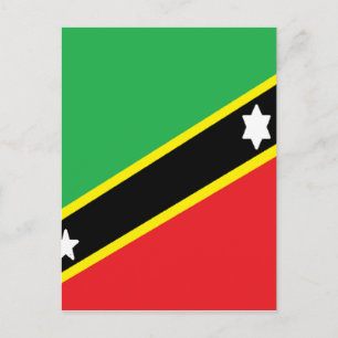 St. Kitts und Nevis Postkarte