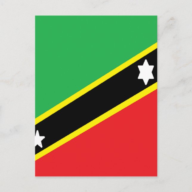 St. Kitts und Nevis Postkarte (Vorderseite)