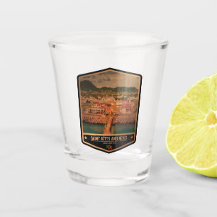 St. Kitts und Nevis Schnapsglas