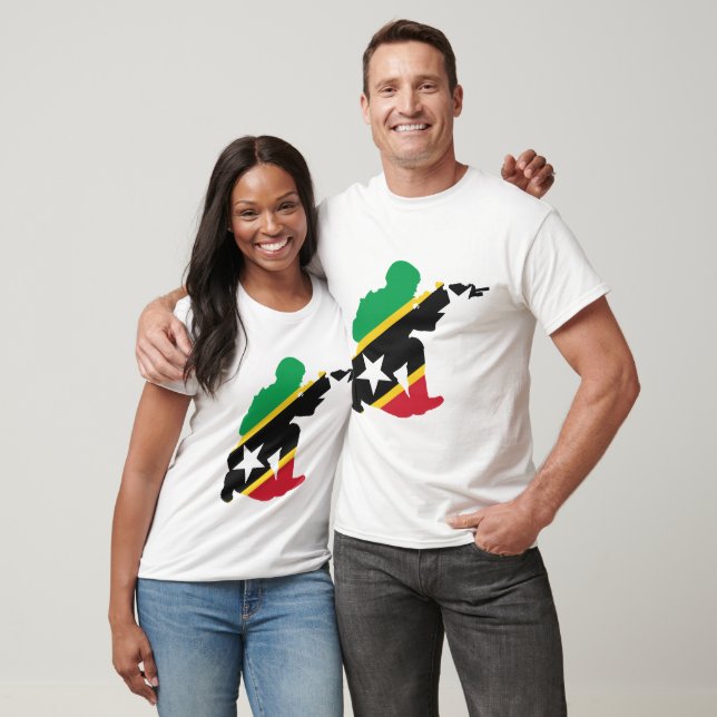 St. Kitts und Nevis Siegel T-Shirt (Unisex)