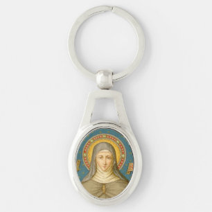 St. Klara von Assisi (SAU 027) (Alle Formen) Schlüsselanhänger