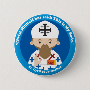 St. Kyril von Jerusalem Button