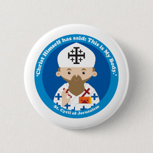 St. Kyril von Jerusalem Button