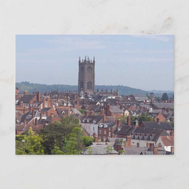 St Laurence Church Ludlow Postkarte (Vorderseite)