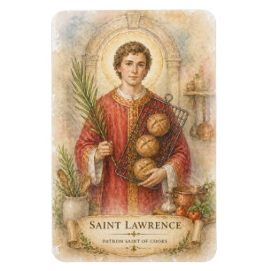 St. Laurentius Schutzpatron der Köche Katholisch Magnet