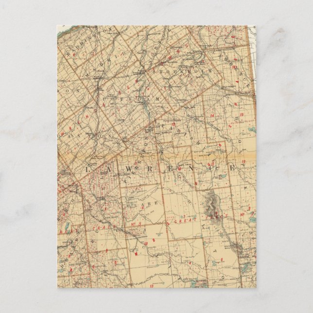 St Lawrence Landkreis Postkarte (Vorderseite)