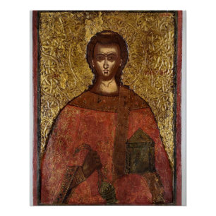 St. Lawrence Martyr Orthodox Christliches Symbol Poster