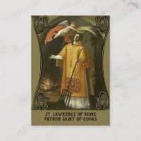 St. Lawrence von Rom, Schutzpatron der Köche