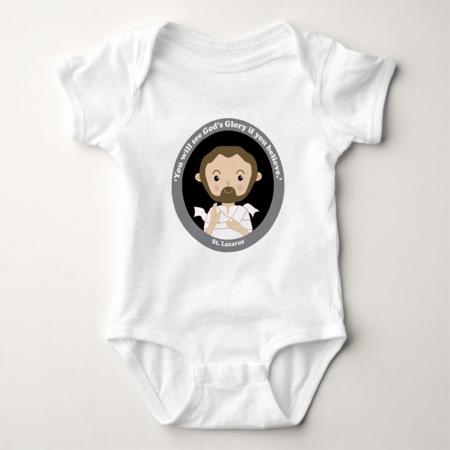 St. Lazarus Baby Strampler (Vorderseite)