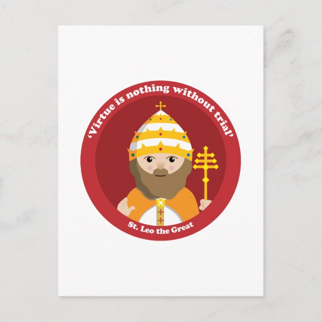 St. Leo the Great Postkarte (Vorderseite)