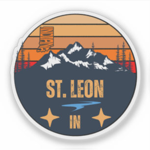 St. Leon, Indiana Aufkleber