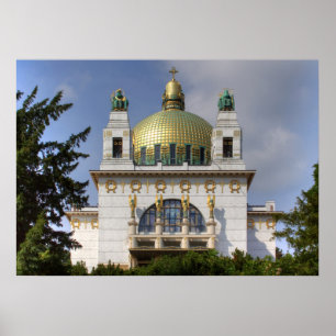 St. Leopold-Kirche Wien Österreich Poster