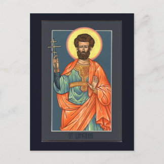 St. Longinus die Centurion-Gebetskarte Postkarte
