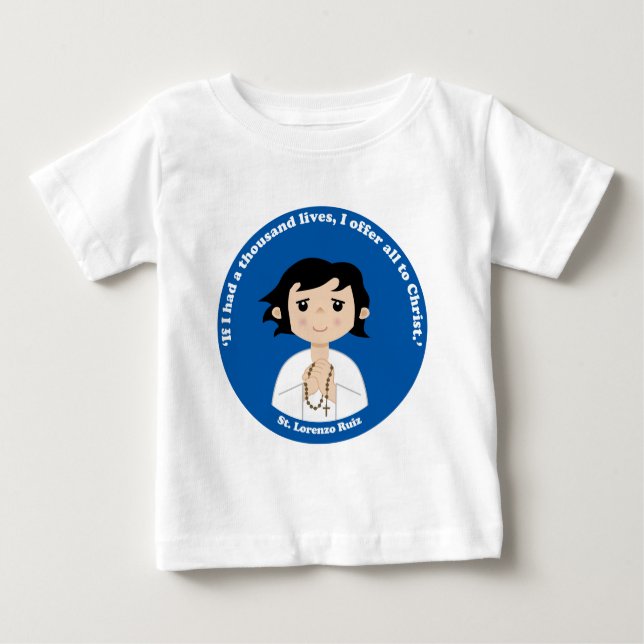 St. Lorenzo Ruiz Baby T-shirt (Vorderseite)