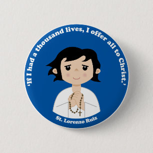 St. Lorenzo Ruiz Button