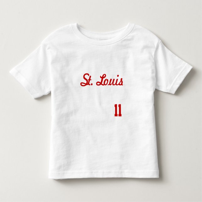 ST. LOUIS 11 WHITE TODDDLER T - SHIRT (Vorderseite)