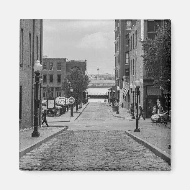 St Louis Alley Grayscale Magnet (Vorne)