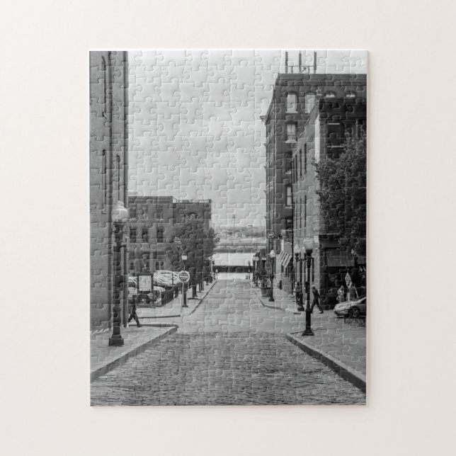 St Louis Alley Grayscale Puzzle (Vertikal)