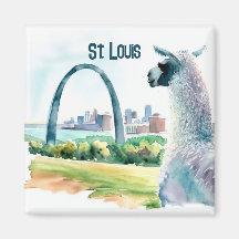 St. Louis Arch Llama Souvenir