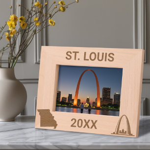 St. Louis Arch Missouri Custom Geätzte Rahmen