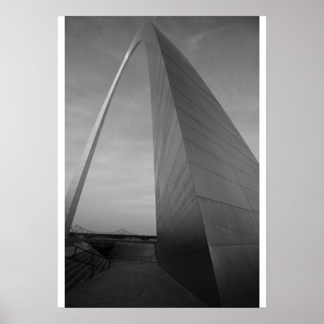 St. Louis Arch Missouri Saint Mississippi Poster (Vorne)