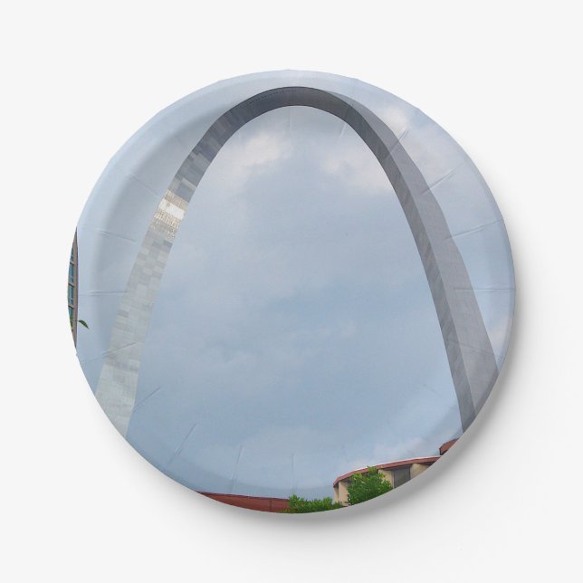 St. Louis Arch Pappteller (Vorderseite)