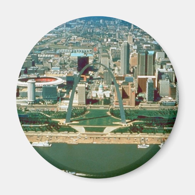 St. Louis Arch und Skyline Magnet (Vorne)