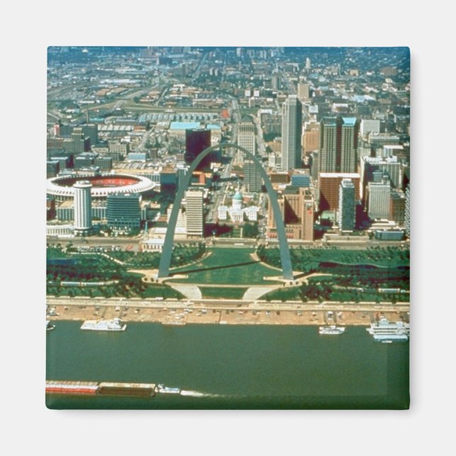 St. Louis Arch und Skyline Magnet (Vorne)