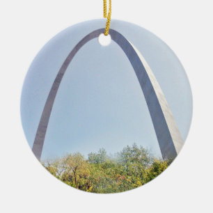 St. Louis Arch, Weihnachtsschmuck, St. Louis Keramik Ornament