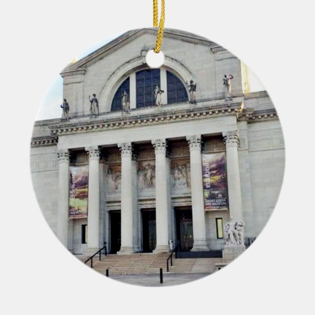 St. Louis Art Museum, Saint Louis, Weihnachten, Keramik Ornament (Vorne)