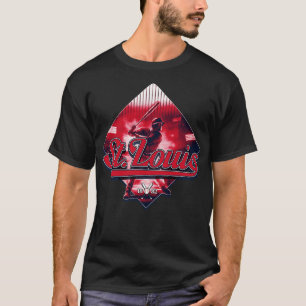 St Louis Baseball Diamond Design T-Shirt