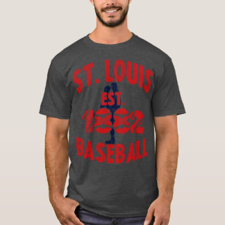 St Louis Baseball Est 1882 Baseball Pitcher Vintag T-Shirt
