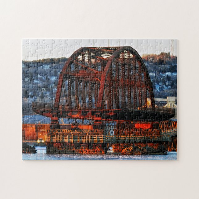 St. Louis Bay Bridge Duluth Minnesota Puzzle (Horizontal)
