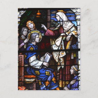 St. Louis Cathedral gesteinigtes Glas Postkarte