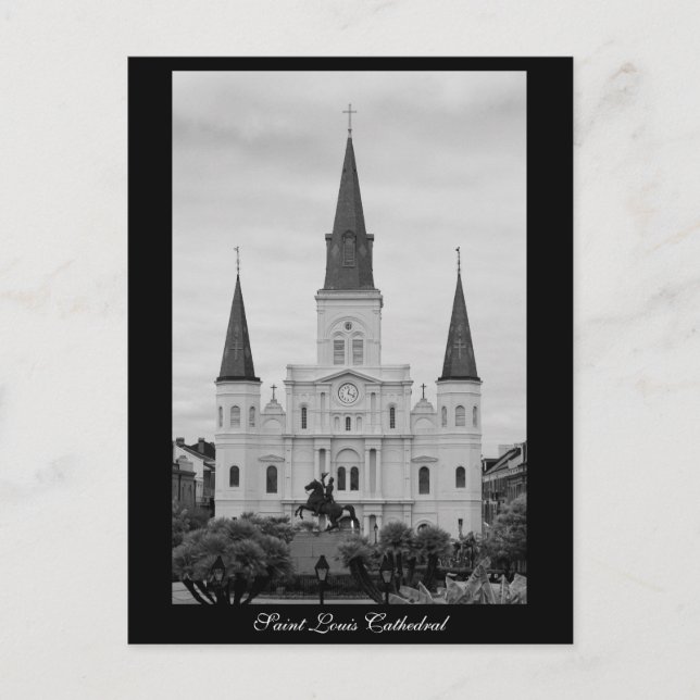 St. Louis Cathedral Postkarte (Vorderseite)