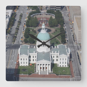 St. Louis Clock Quadratische Wanduhr
