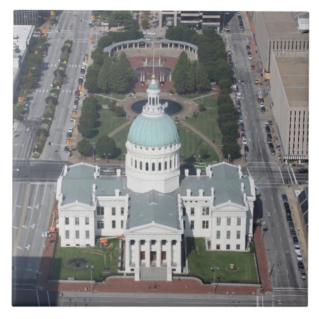 St. Louis Courthouse Keramik Tile Fliese (Vorderseite)