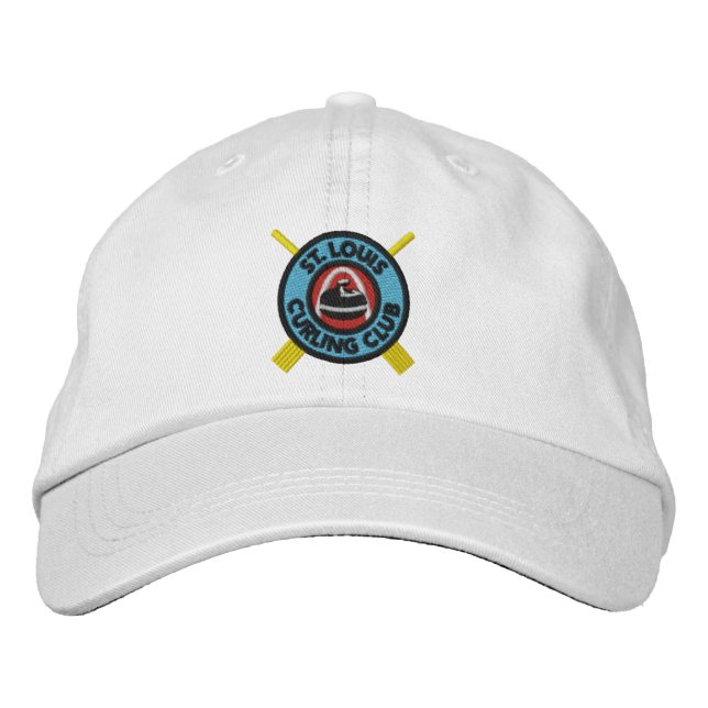 St Louis Curling Club Hat Bestickte Baseballkappe (Vorderseite)