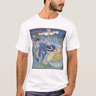 St. Louis, das für die Kreuzzüge sich einschifft T-Shirt