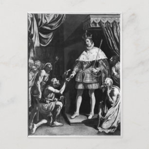 St. Louis Distributing Alms, c.1615-20 Postkarte